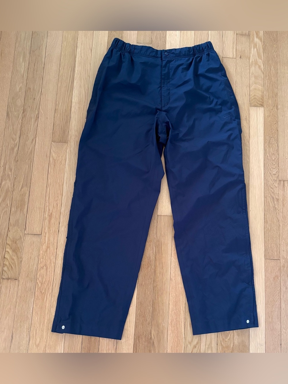 Vintage Nike Storm Fit Golf Pants Mens XL Navy Blue Windbreaker Waterproof Rain
